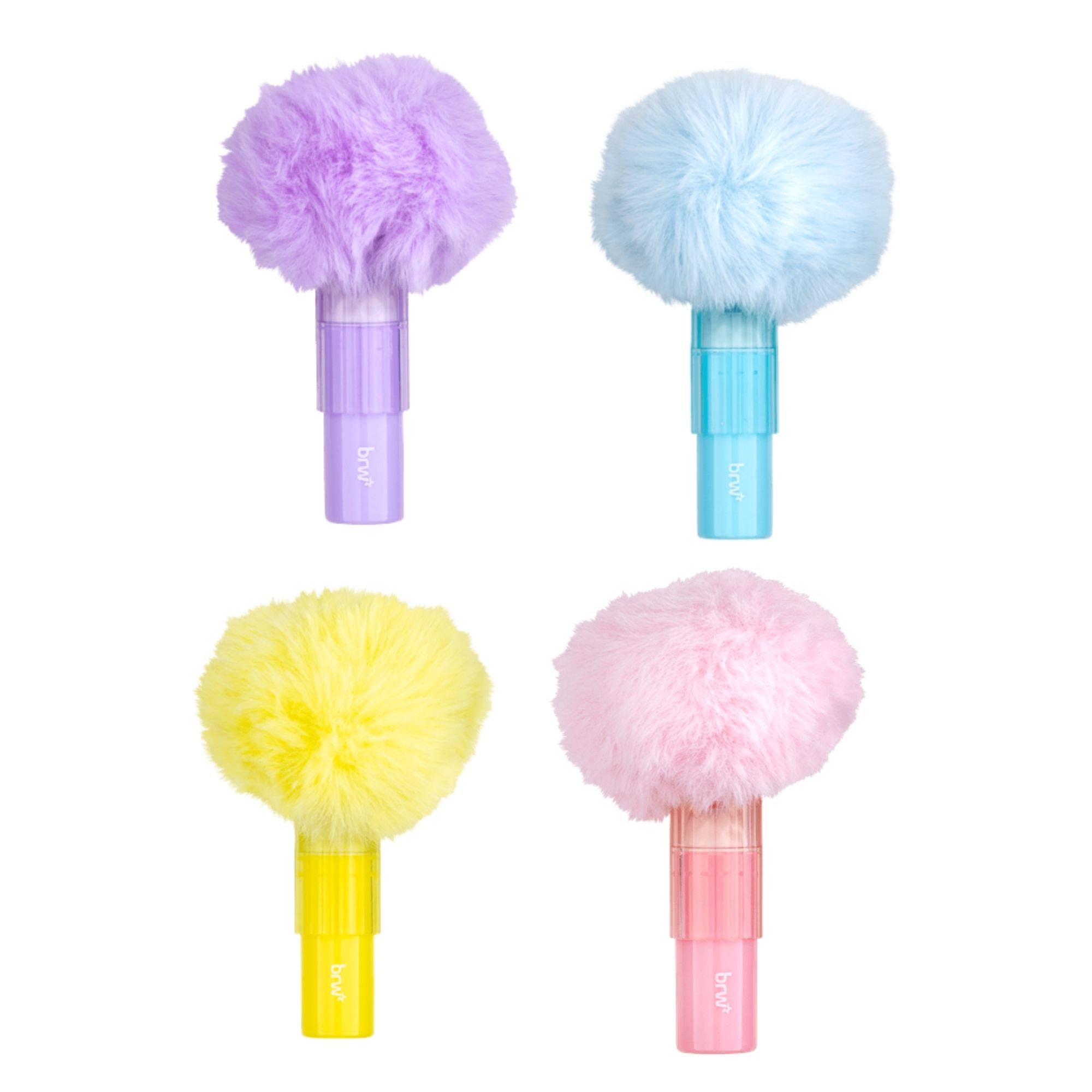 2 em 1! Mini Caneta Marca Texto Pompom + Carimbo Autotintado | BRW
