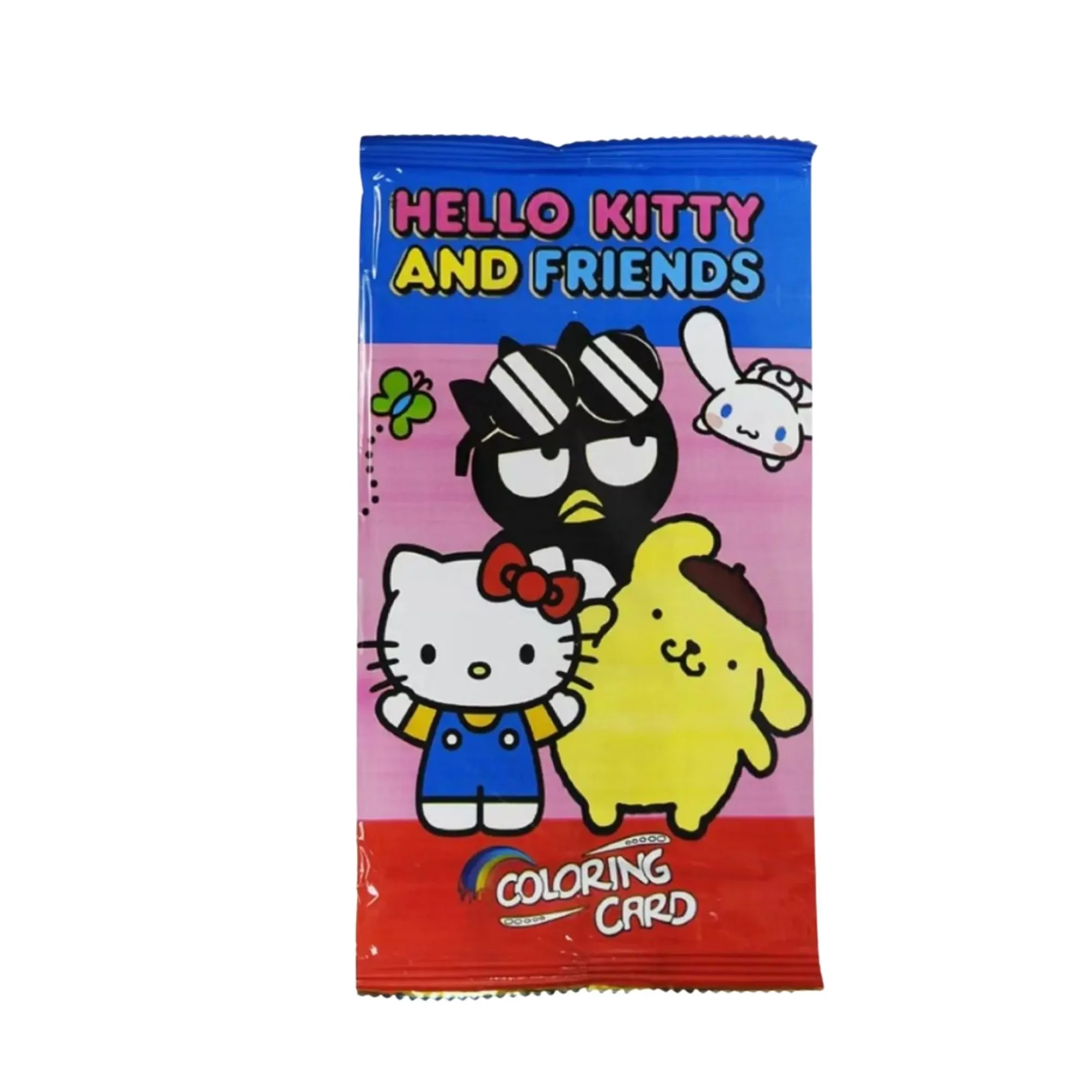 4 Cards Para Colorir e Colecionar Hello Kitty and Friends | Importado