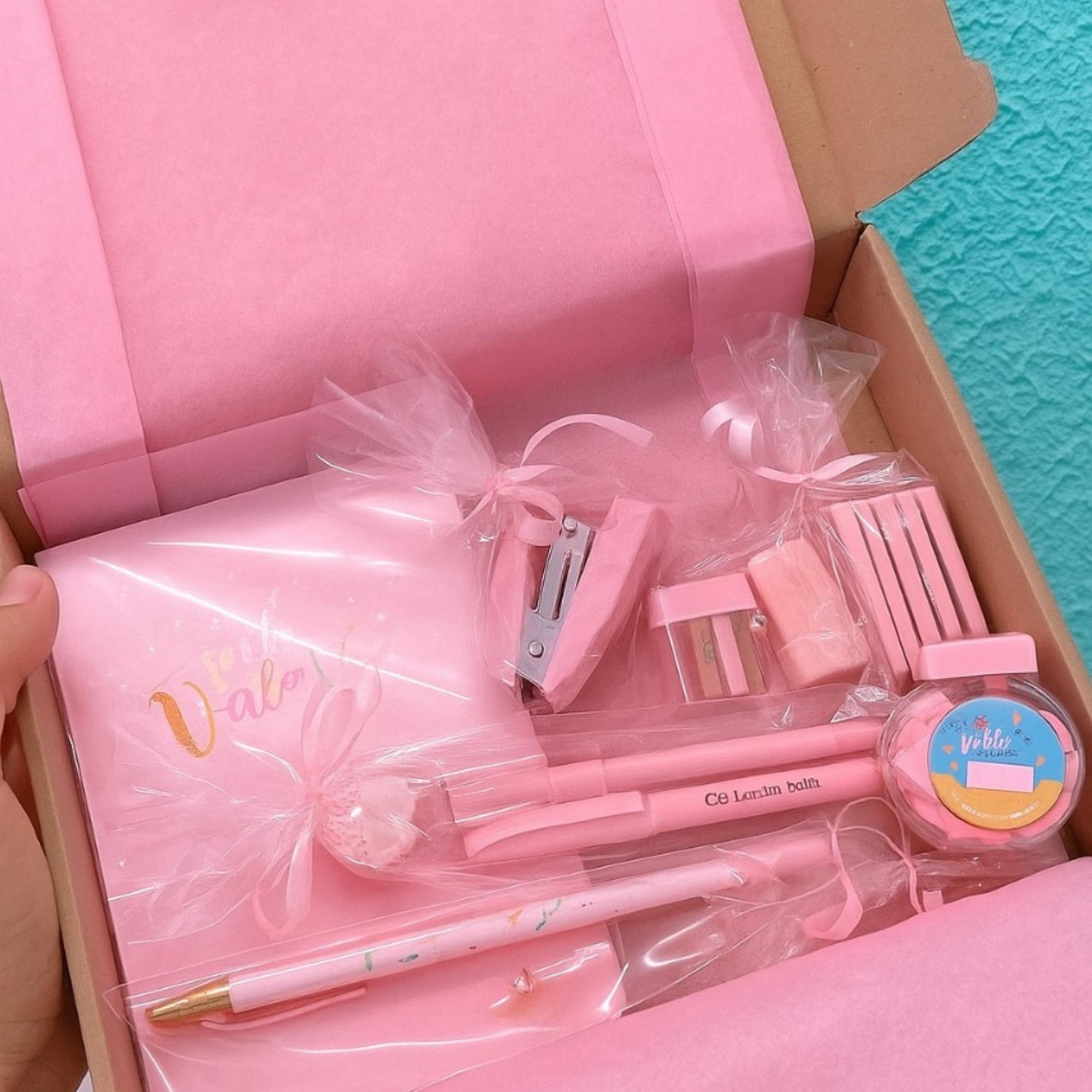 Caixa Surpresa PREÇO ESPECIAL | 8 itens de papelaria