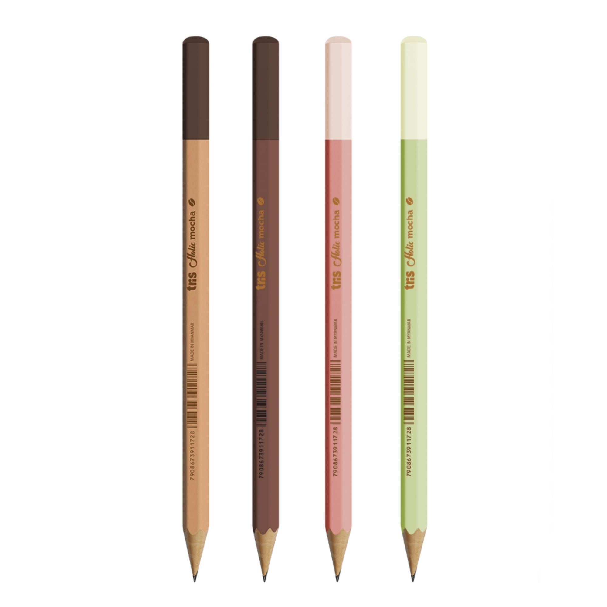 Lápis Grafite Holic Mocha HB N°2 Café | Tris