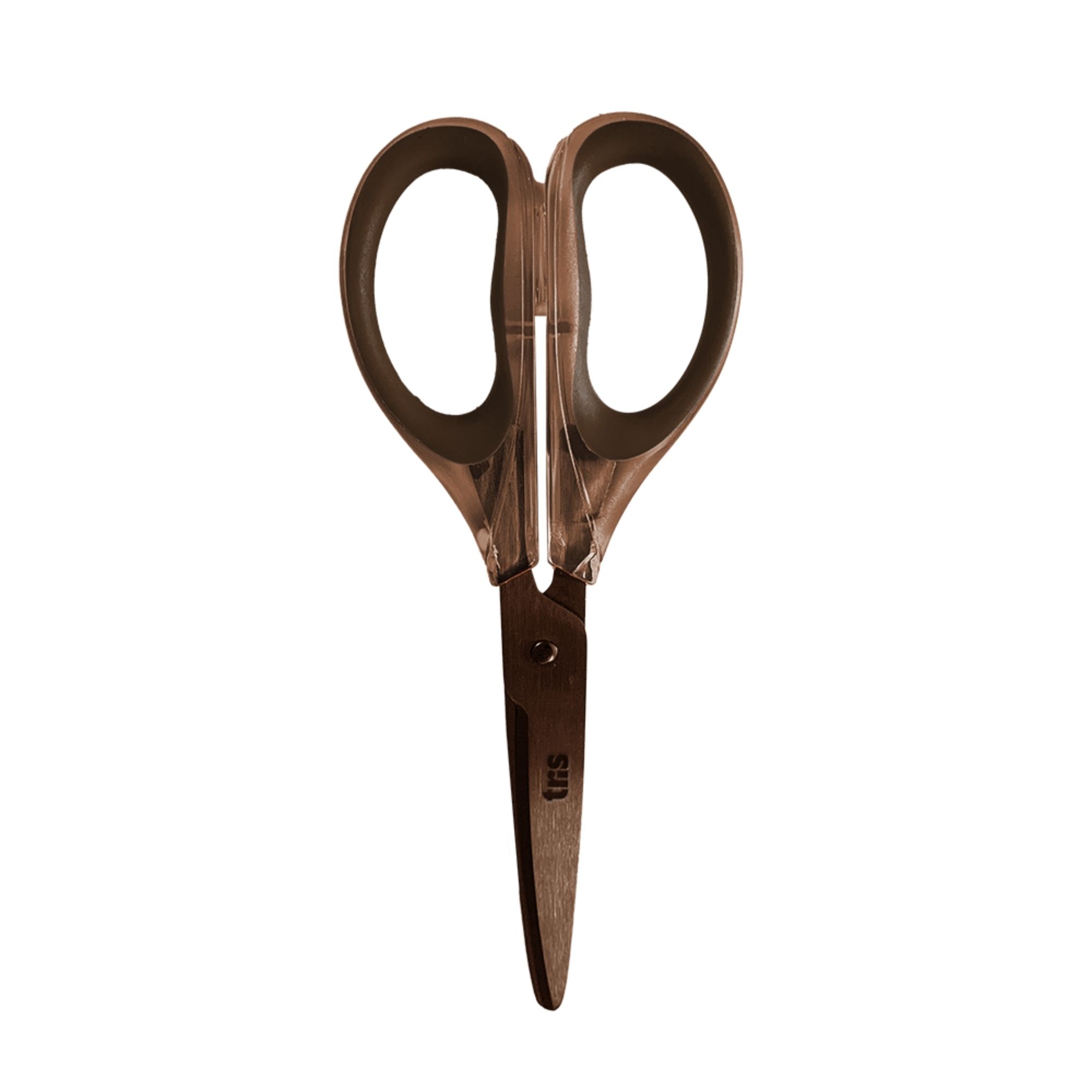 Tesoura Multifuncional Holic Macchiato 17,5cm - Pega Emborrachada Café | Tris